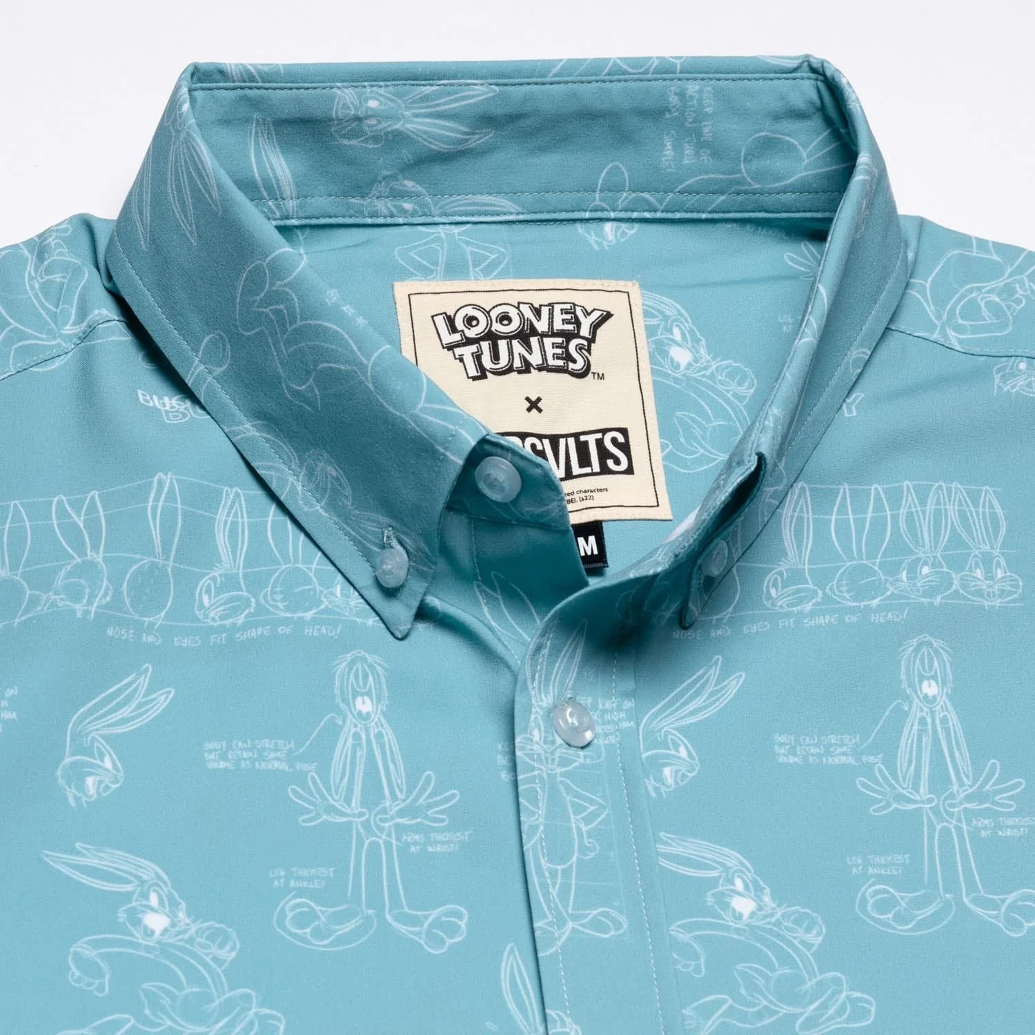 Looney Tunes "Bunny Blueprints" – KUNUFLEX Short Sleeve Shirt - Image 11