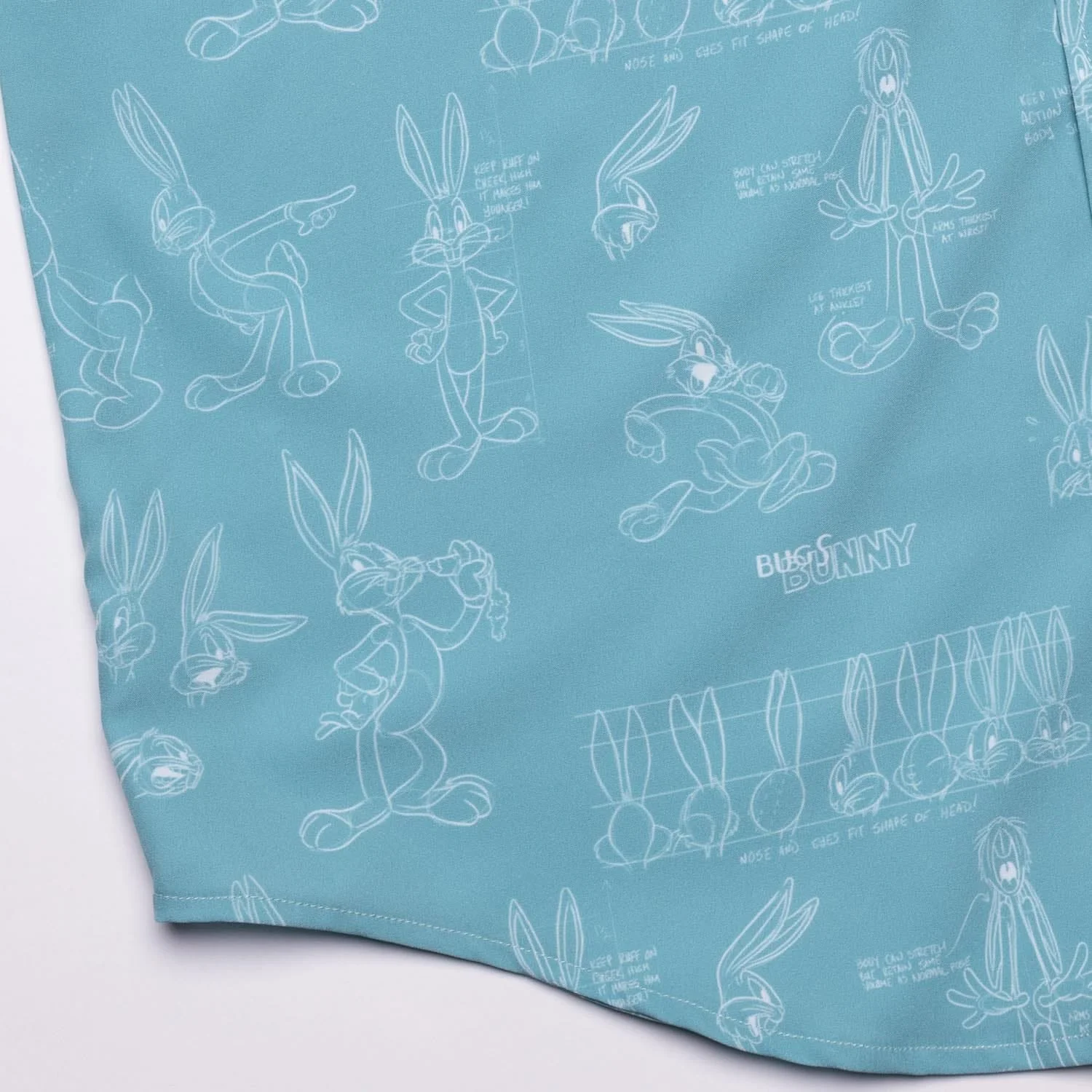 Looney Tunes "Bunny Blueprints" – KUNUFLEX Short Sleeve Shirt - Image 5
