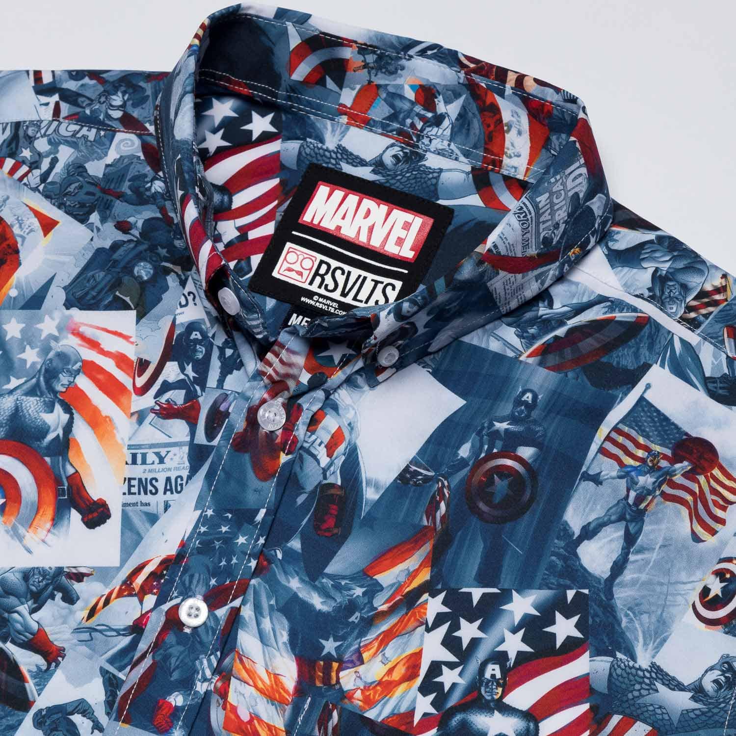 Captain America "Sentinel of Liberty" – KUNUFLEX Short Sleeve Shirt - Image 8