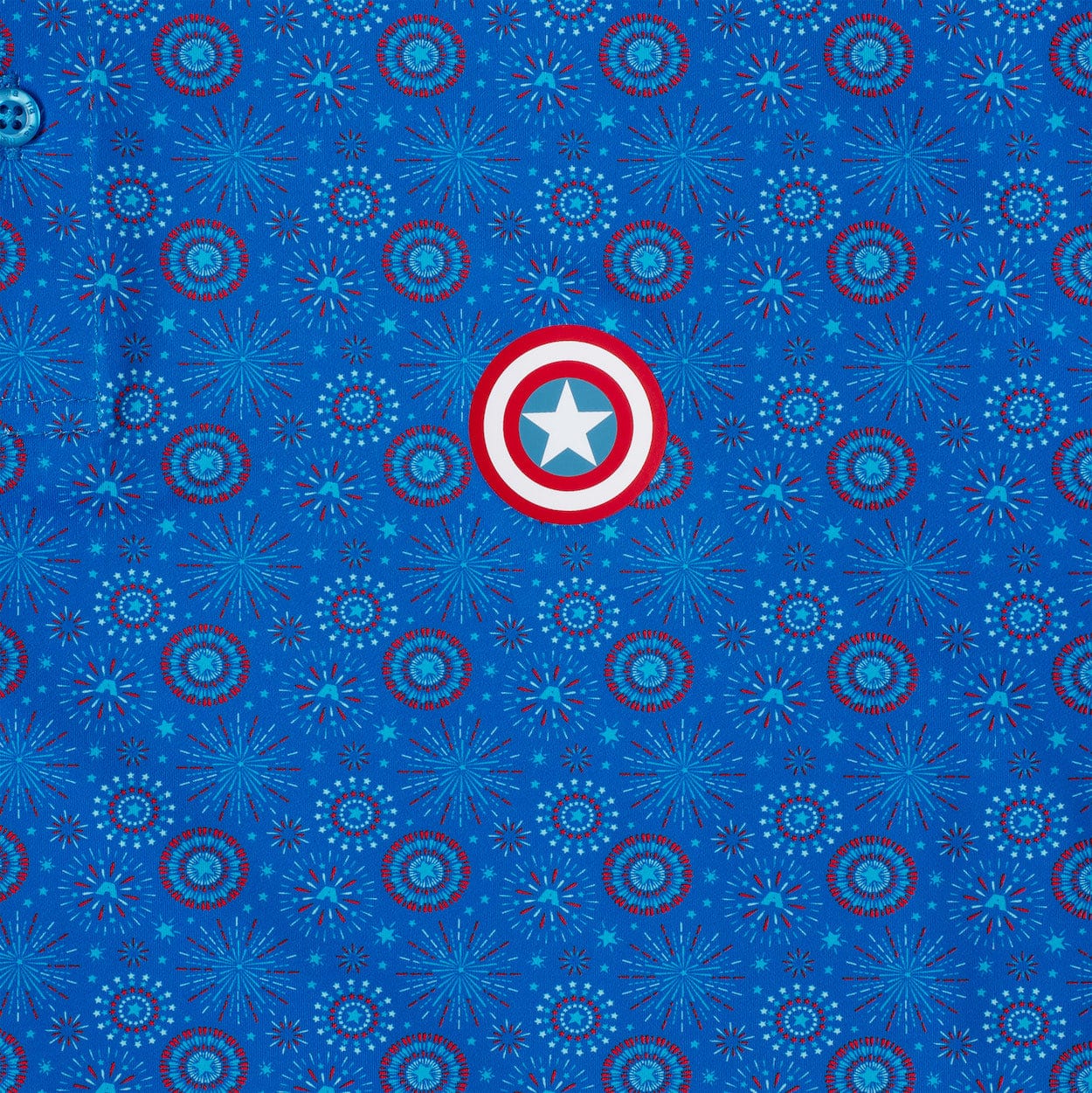 Captain America “Stars, Stripes, and Shields” – All-Day Polo - Image 3