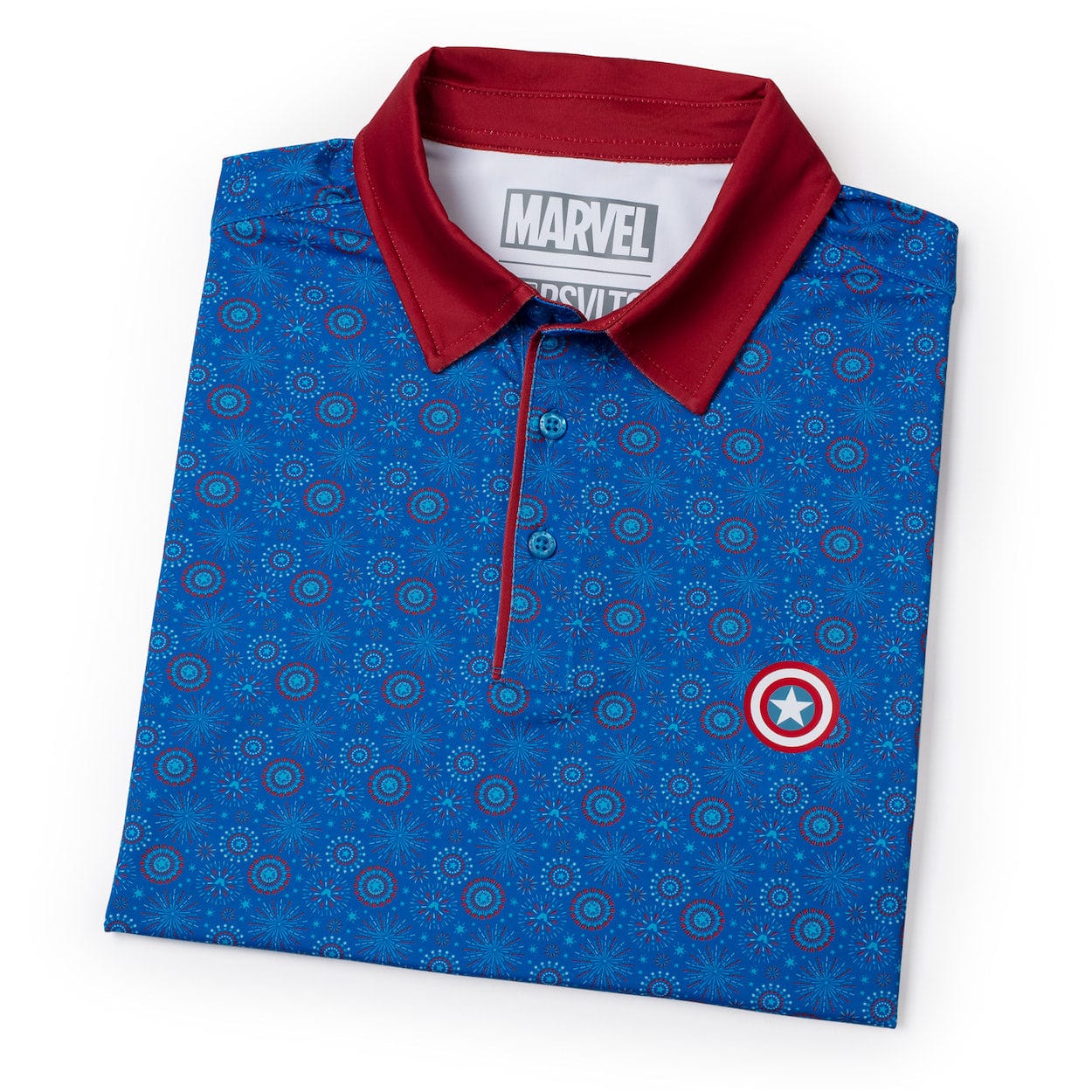 Captain America “Stars, Stripes, and Shields” – All-Day Polo - Image 6