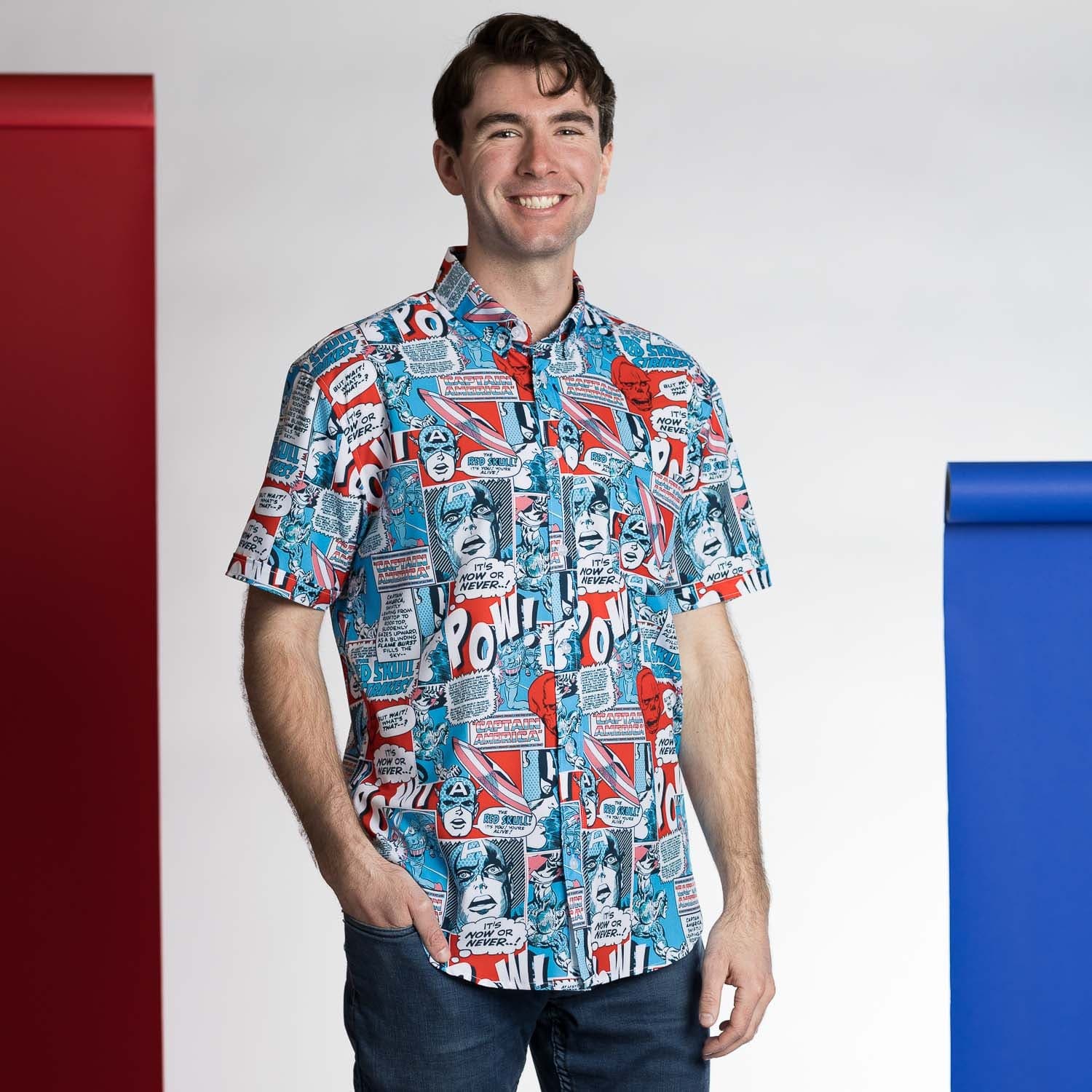 Captain America "The First Avenger" – KUNUFLEX Short Sleeve Shirt - Image 5