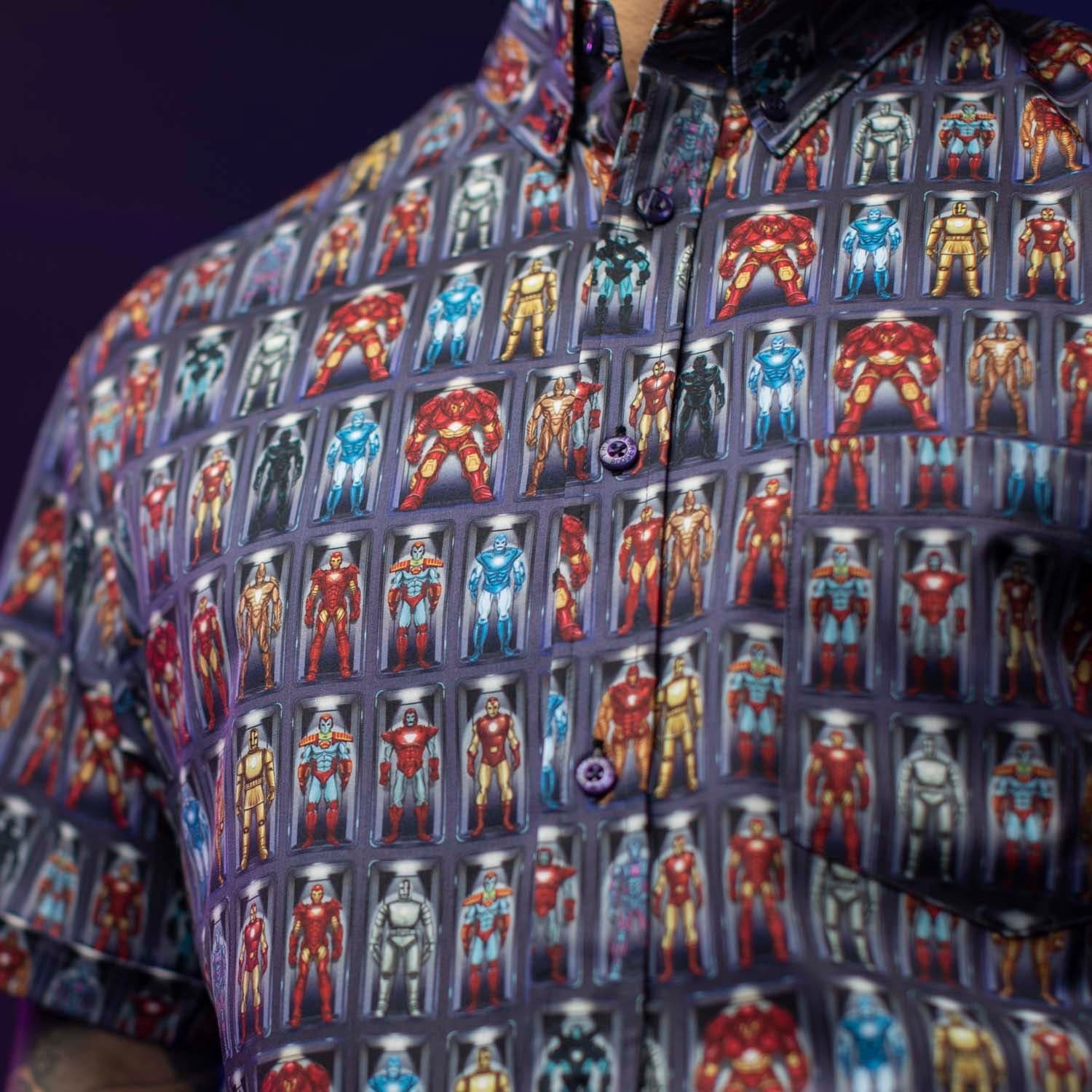 Iron Man “Hall of Armor” – KUNUFLEX Short Sleeve Shirt - Image 5