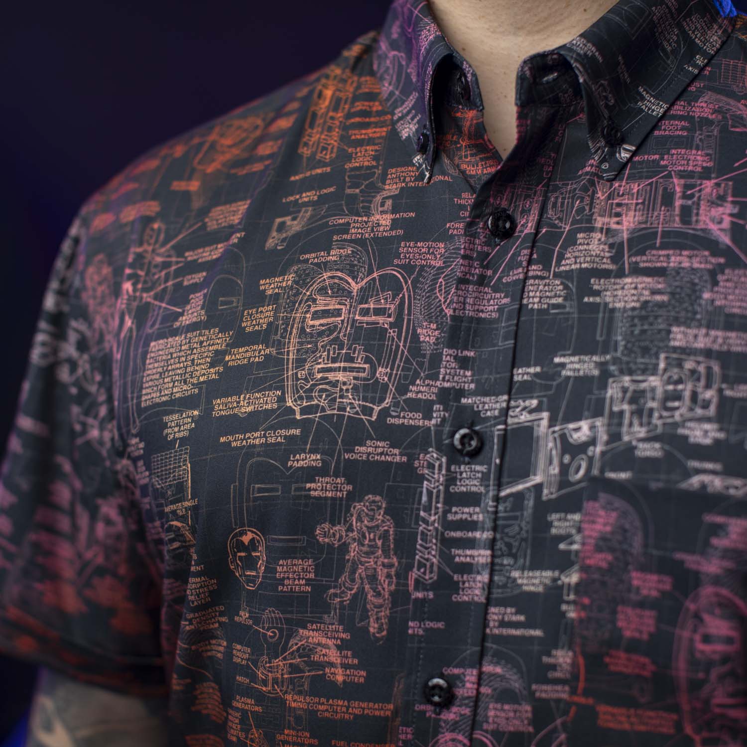 Iron Man “The J.A.R.V.I.S.” – KUNUFLEX Short Sleeve Shirt - Image 6