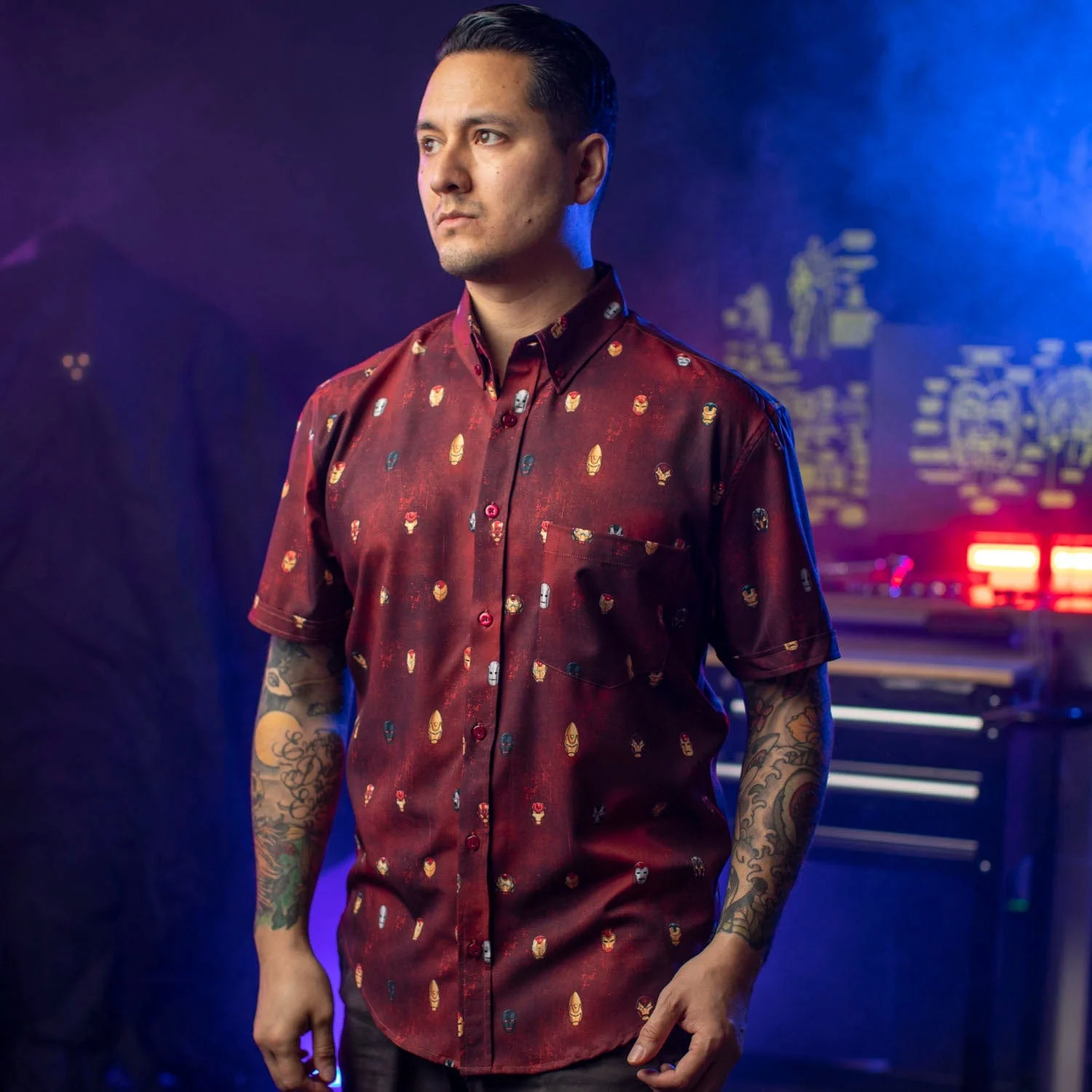 Iron Man “Lil Starks” – KUNUFLEX Short Sleeve Shirt - Image 6