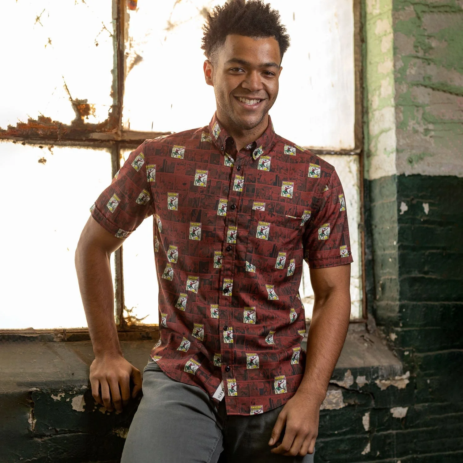 Spider-Man "Amazing Fantasy" – KUNUFLEX Short Sleeve Shirt - Image 10