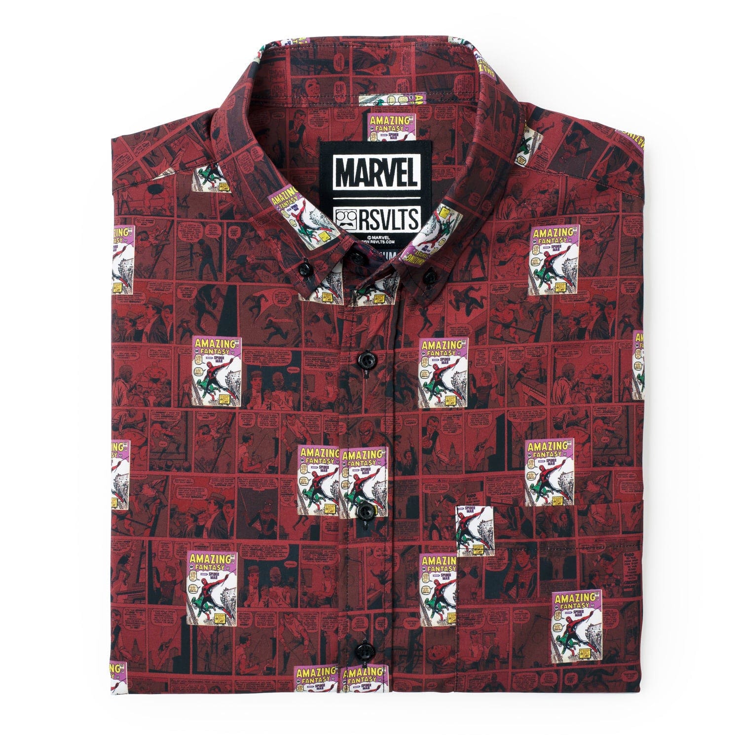 Spider-Man "Amazing Fantasy" – KUNUFLEX Short Sleeve Shirt - Image 14