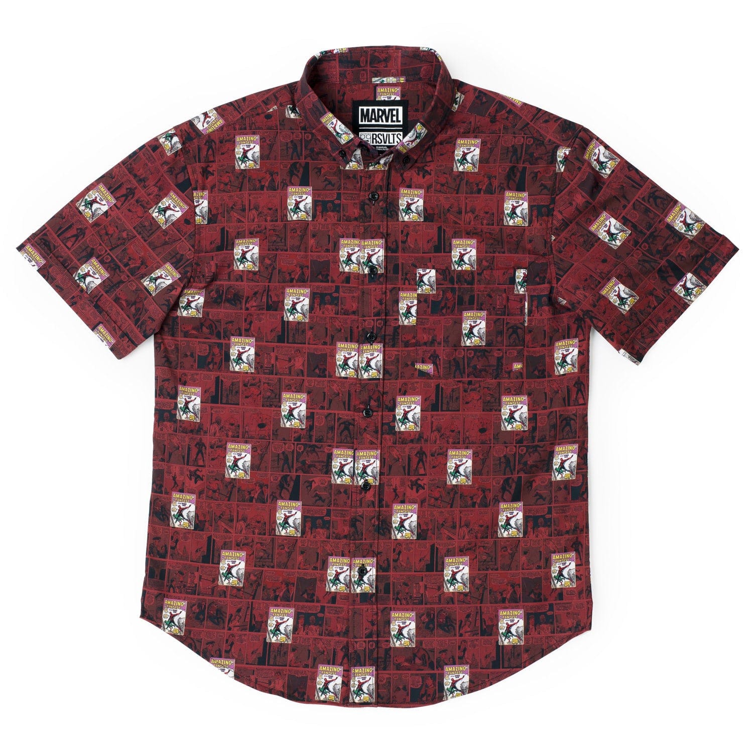 Spider-Man "Amazing Fantasy" – KUNUFLEX Short Sleeve Shirt - Image 3