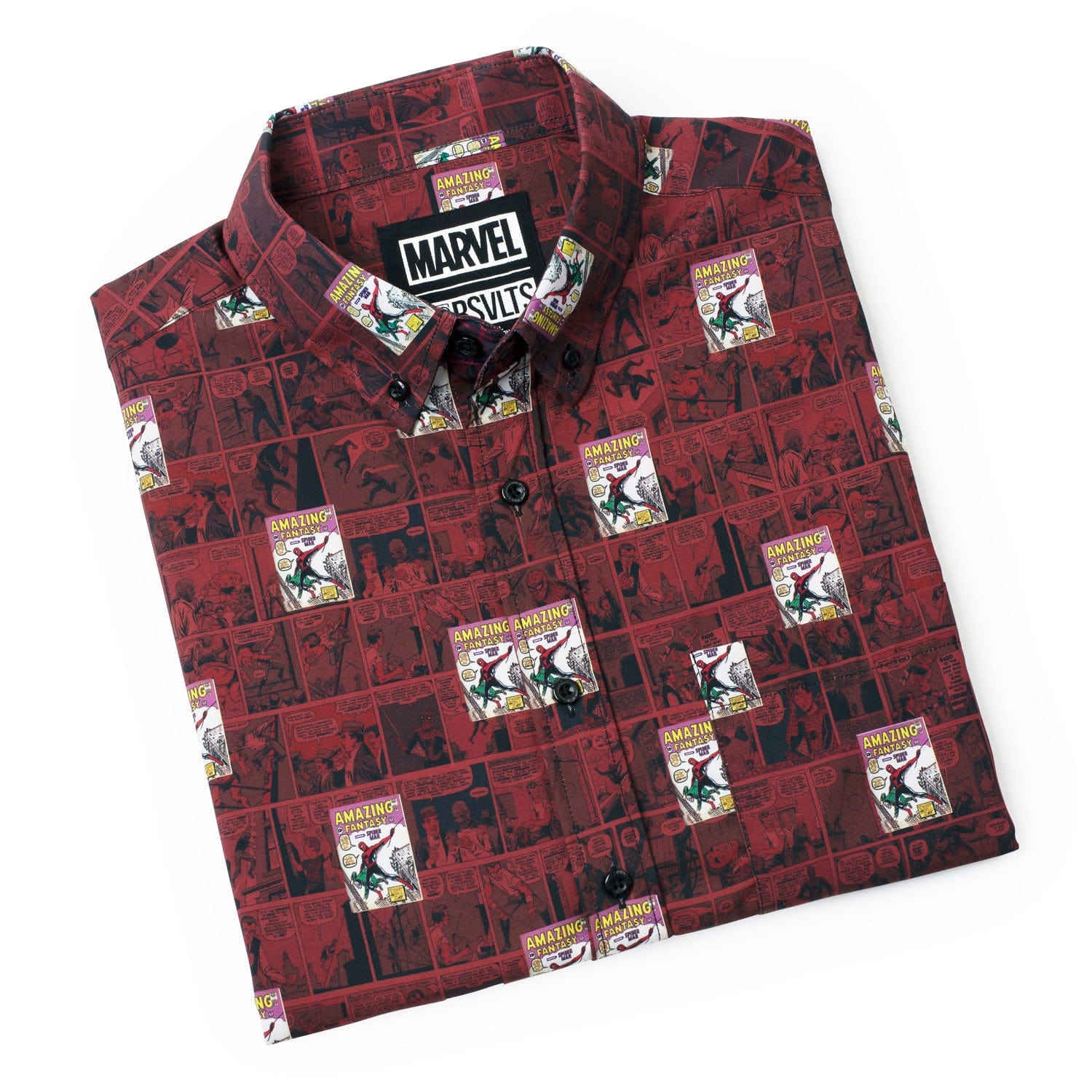 Spider-Man "Amazing Fantasy" – KUNUFLEX Short Sleeve Shirt - Image 6