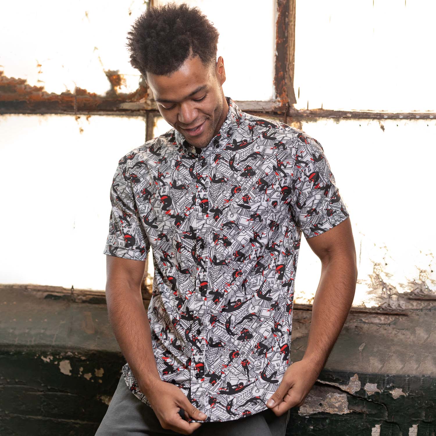 Miles Morales "City Slinger" – KUNUFLEX Short Sleeve Shirt - Image 6