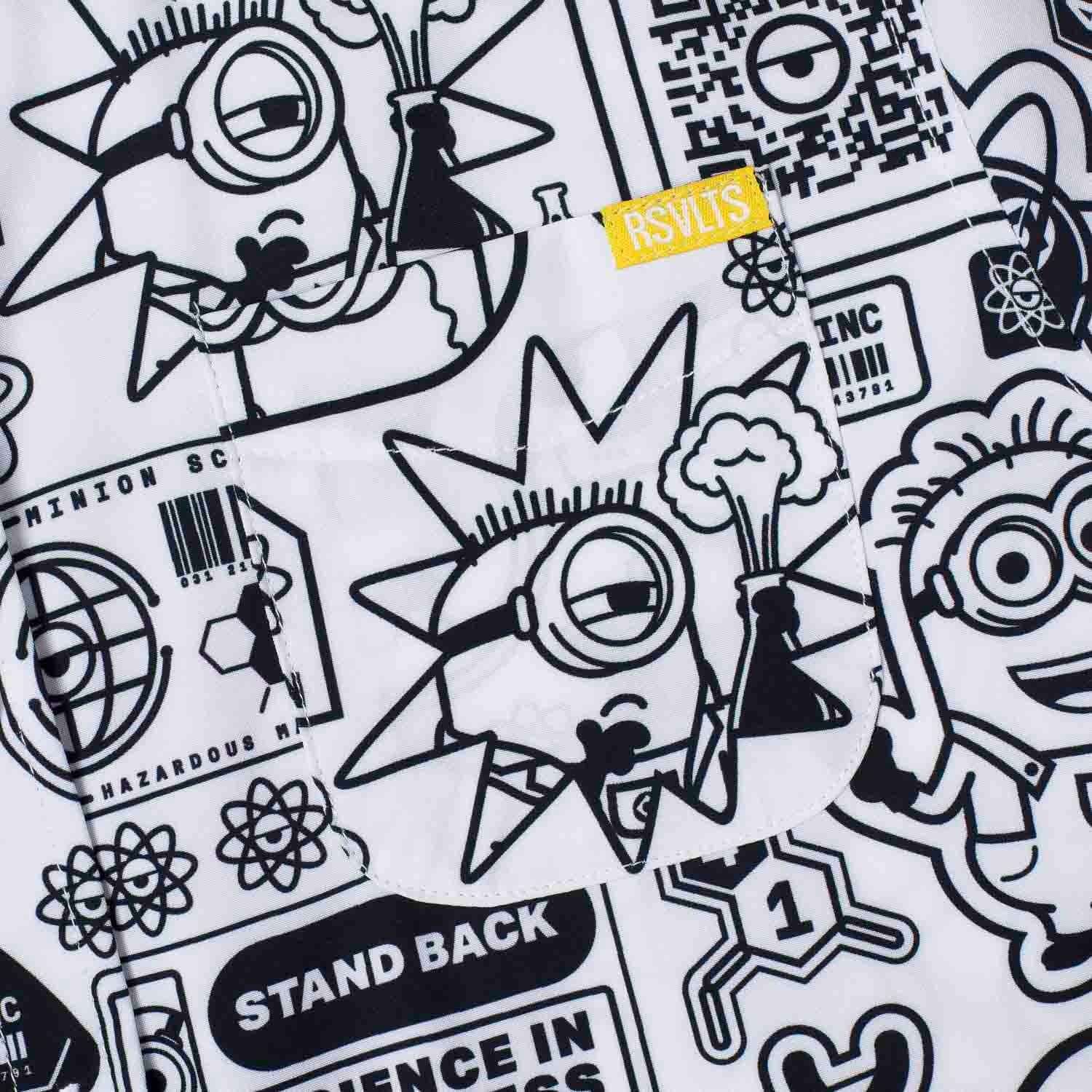 Minions "Zero Days Without Accident" – Youth KUNUFLEX Short Sleeve Shirt - Image 4