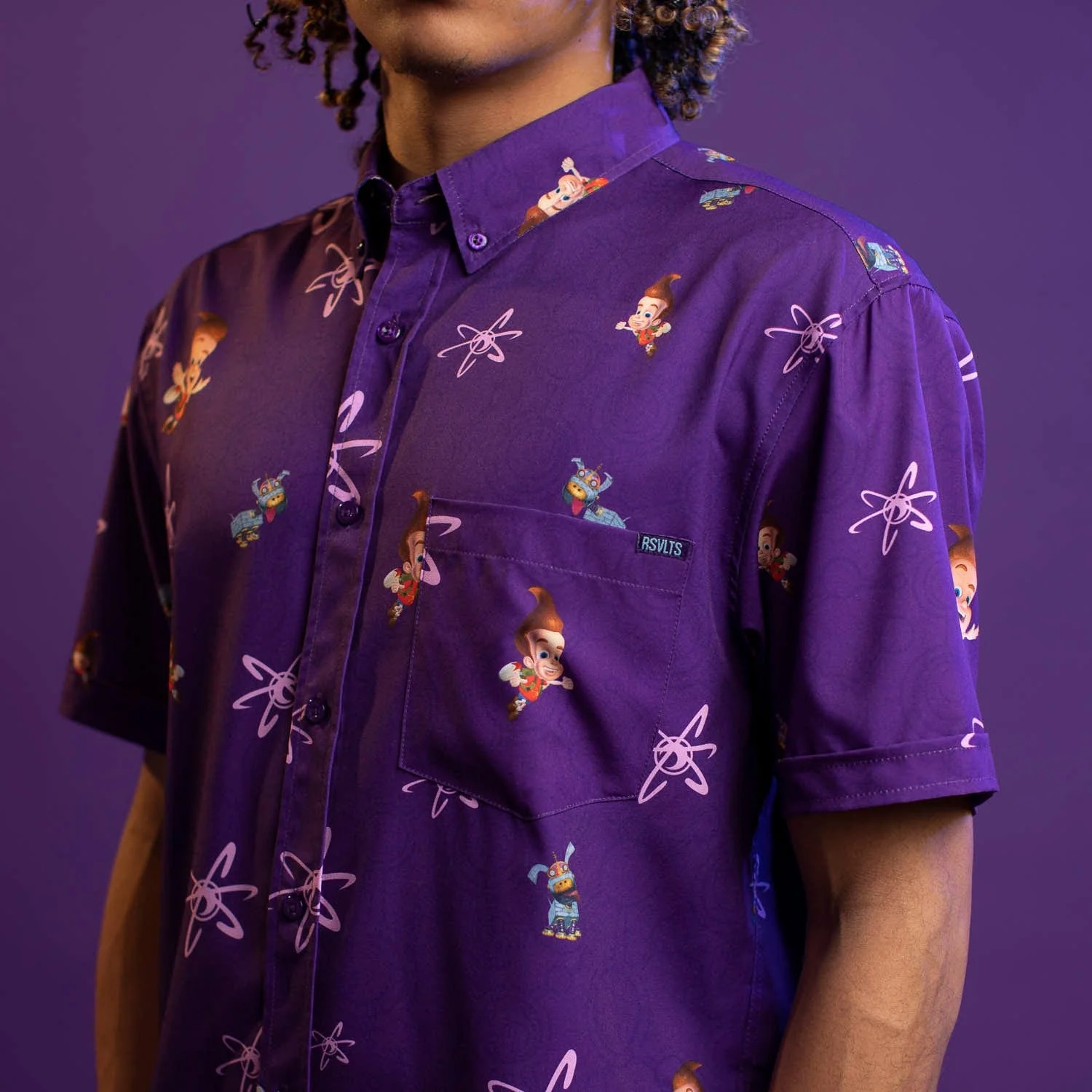 Jimmy Neutron "Brain Blast" – KUNUFLEX Short Sleeve Shirt - Image 4