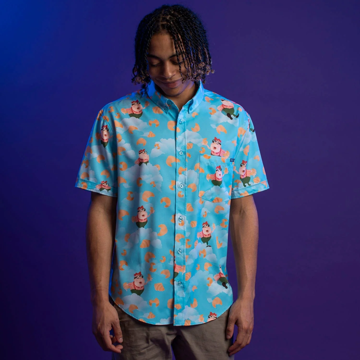 Jimmy Neutron "Carl's Croissants" – KUNUFLEX Short Sleeve Shirt - Image 6