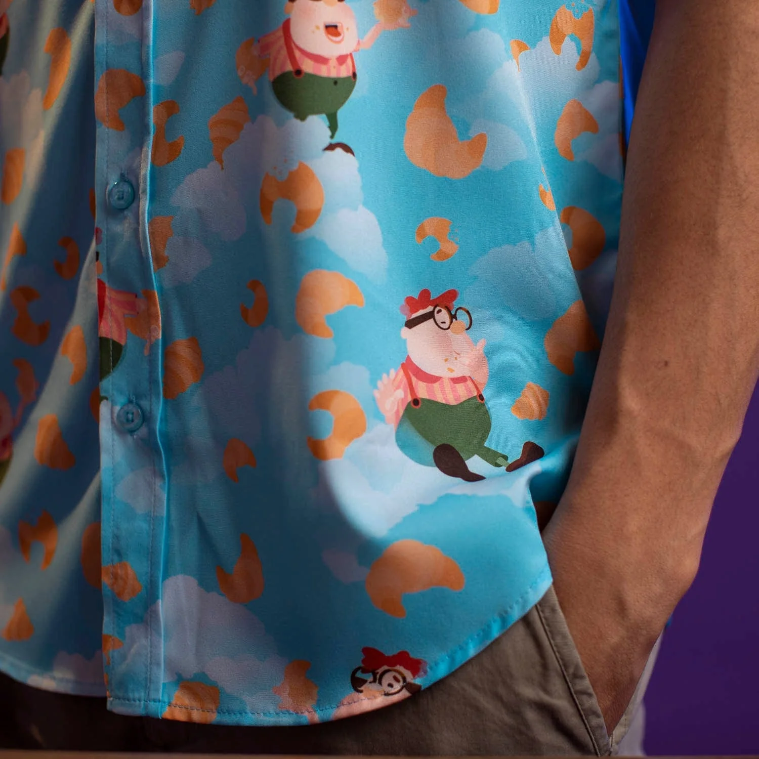 Jimmy Neutron "Carl's Croissants" – KUNUFLEX Short Sleeve Shirt - Image 7