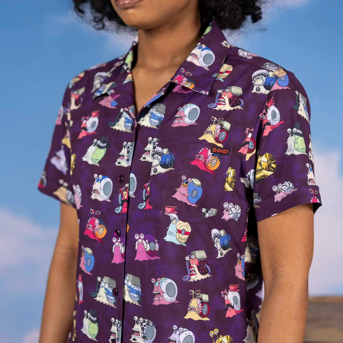One Piece "Puru-Puru-Puru" – Women's KUNUFLEX Short Sleeve Shirt - Image 3
