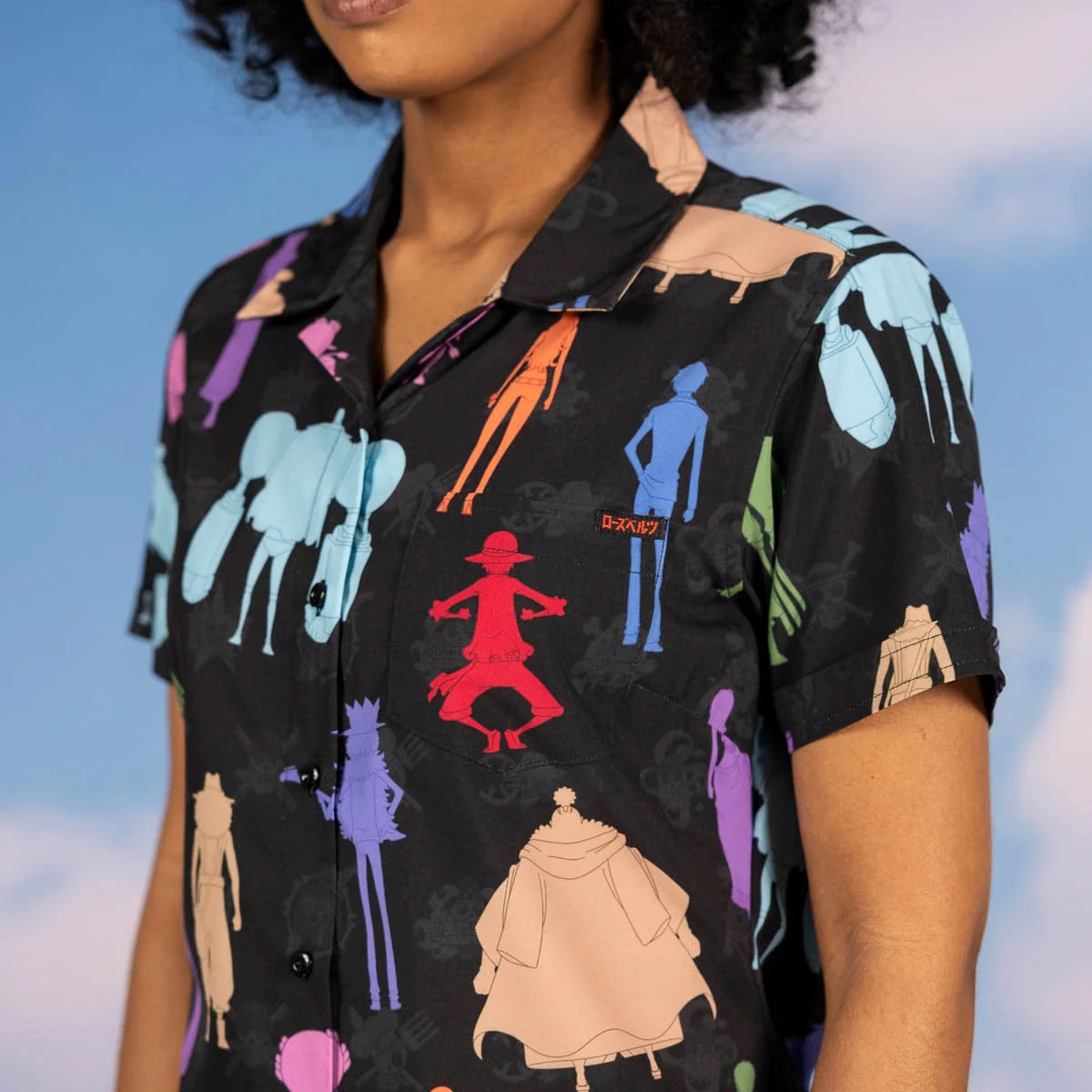 One Piece “We Go!” – Women's KUNUFLEX Short Sleeve Shirt - Image 3