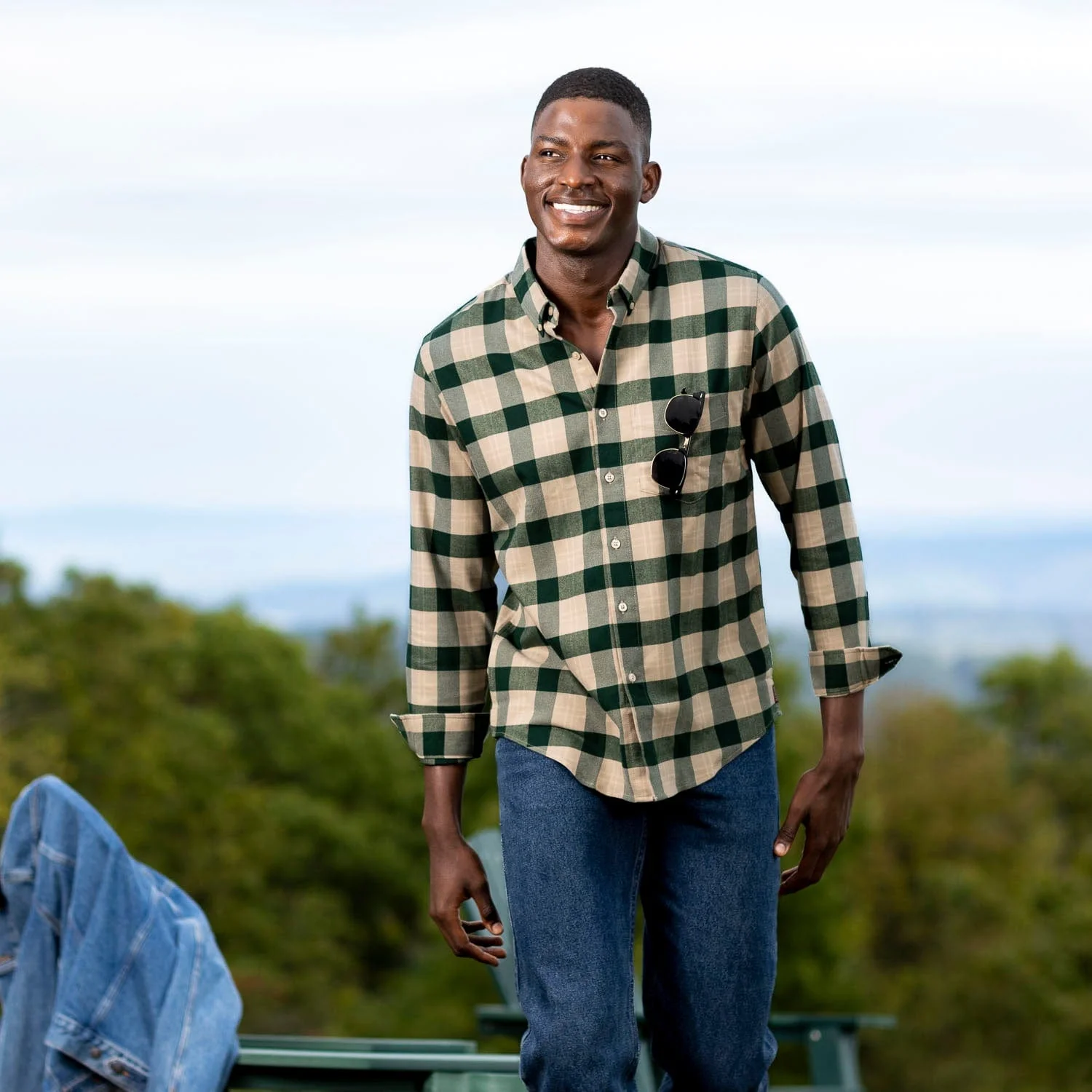 Plaid Kroeger – BorlandFlex™ Long Sleeve Flannel - Image 3