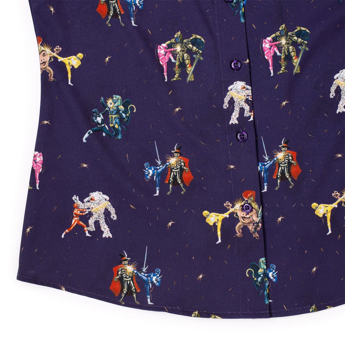 Power Rangers "May the Power Protect You" – Women's KUNUFLEX Short Sleeve Shirt - Image 4