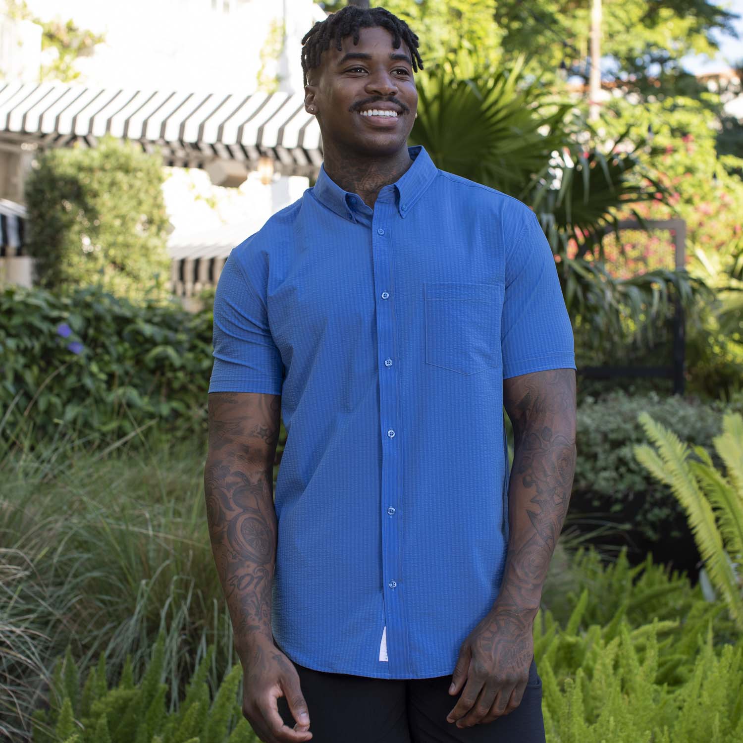 Regatta – Stretch Seersucker Short Sleeve Shirt - Image 7