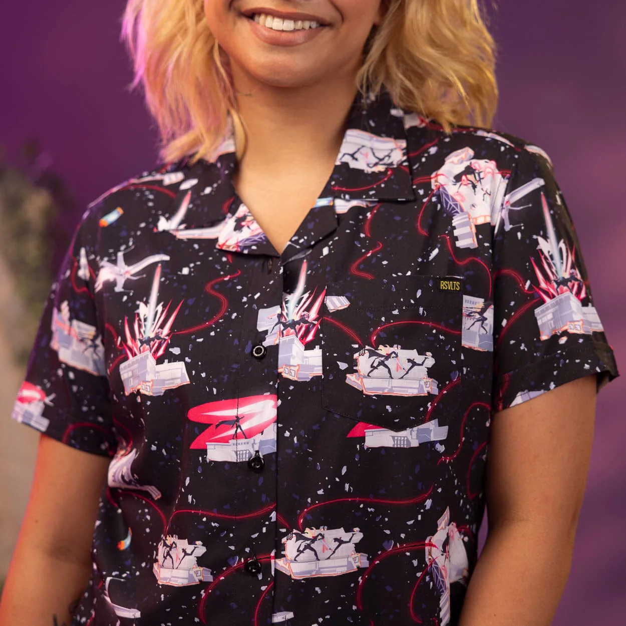 Star Wars™ "The Twins" – Women's KUNUFLEX Short Sleeve Shirt - Image 4