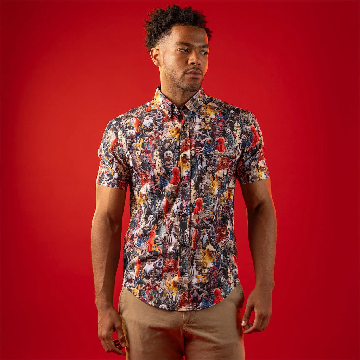 Ultraman “Ultra-Villainous” – KUNUFLEX Short Sleeve Shirt - Image 3