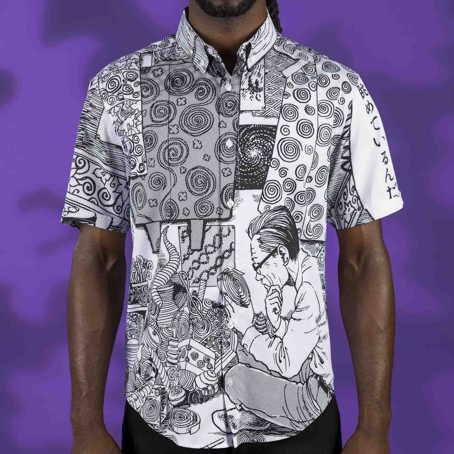 Uzumaki "Spiral Obsession" – KUNUFLEX Short Sleeve Shirt - Image 4