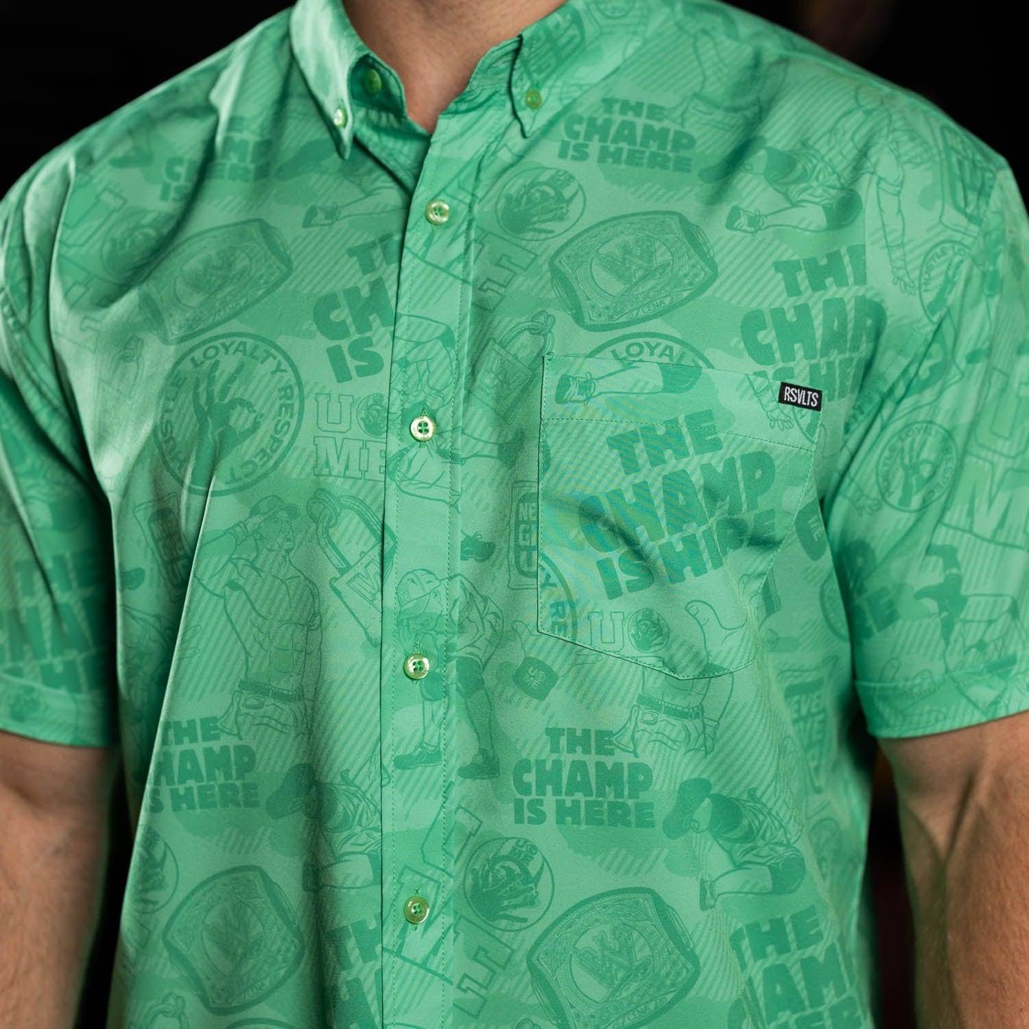 John Cena "Can't See Me" – KUNUFLEX Short Sleeve Shirt - Image 4