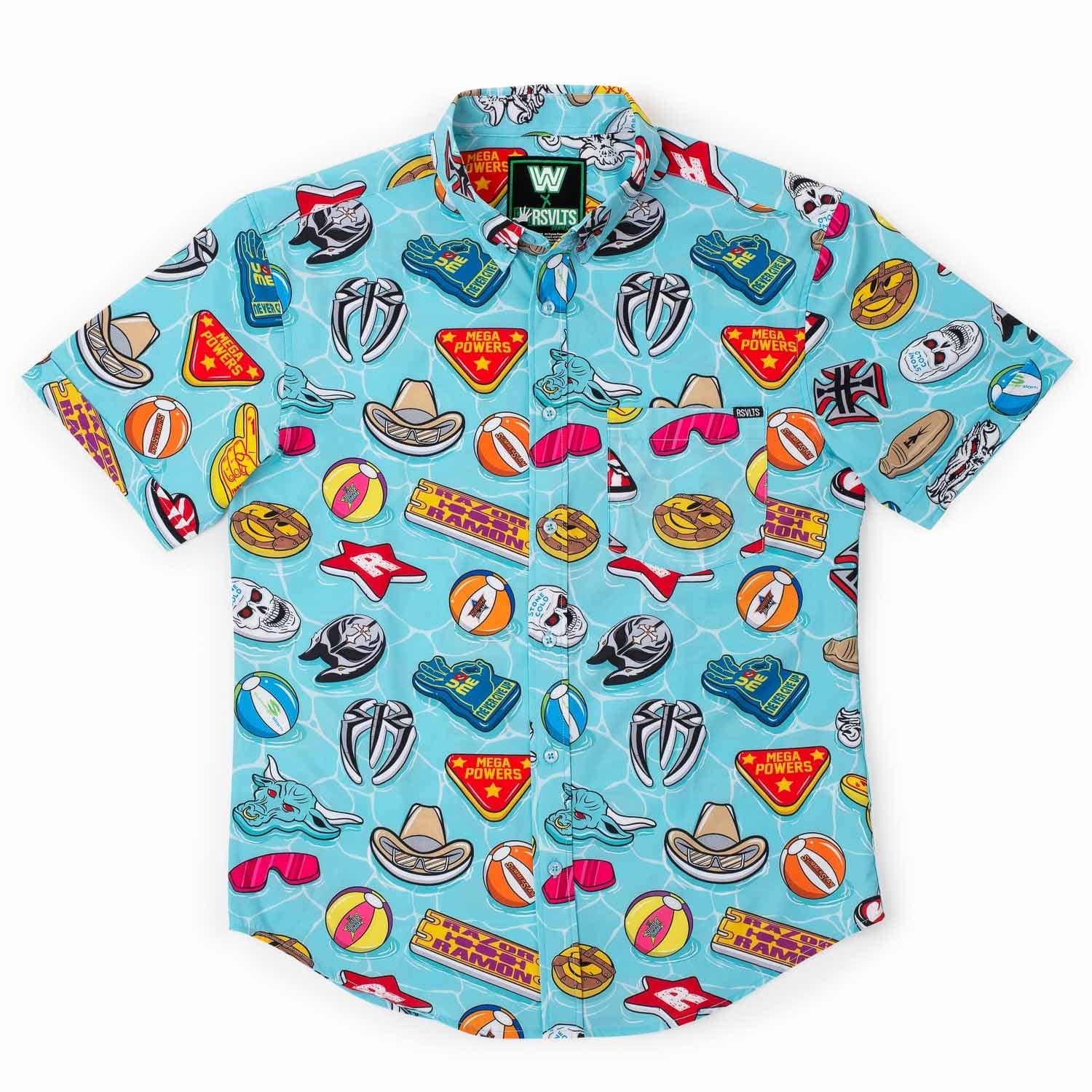 WWE Pool Party – KUNUFLEX Short Sleeve Shirt - Image 3