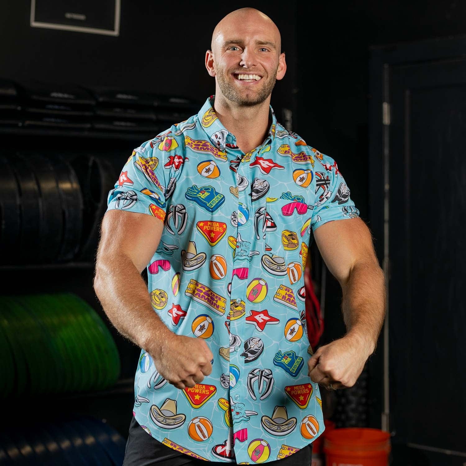 WWE Pool Party – KUNUFLEX Short Sleeve Shirt - Image 6