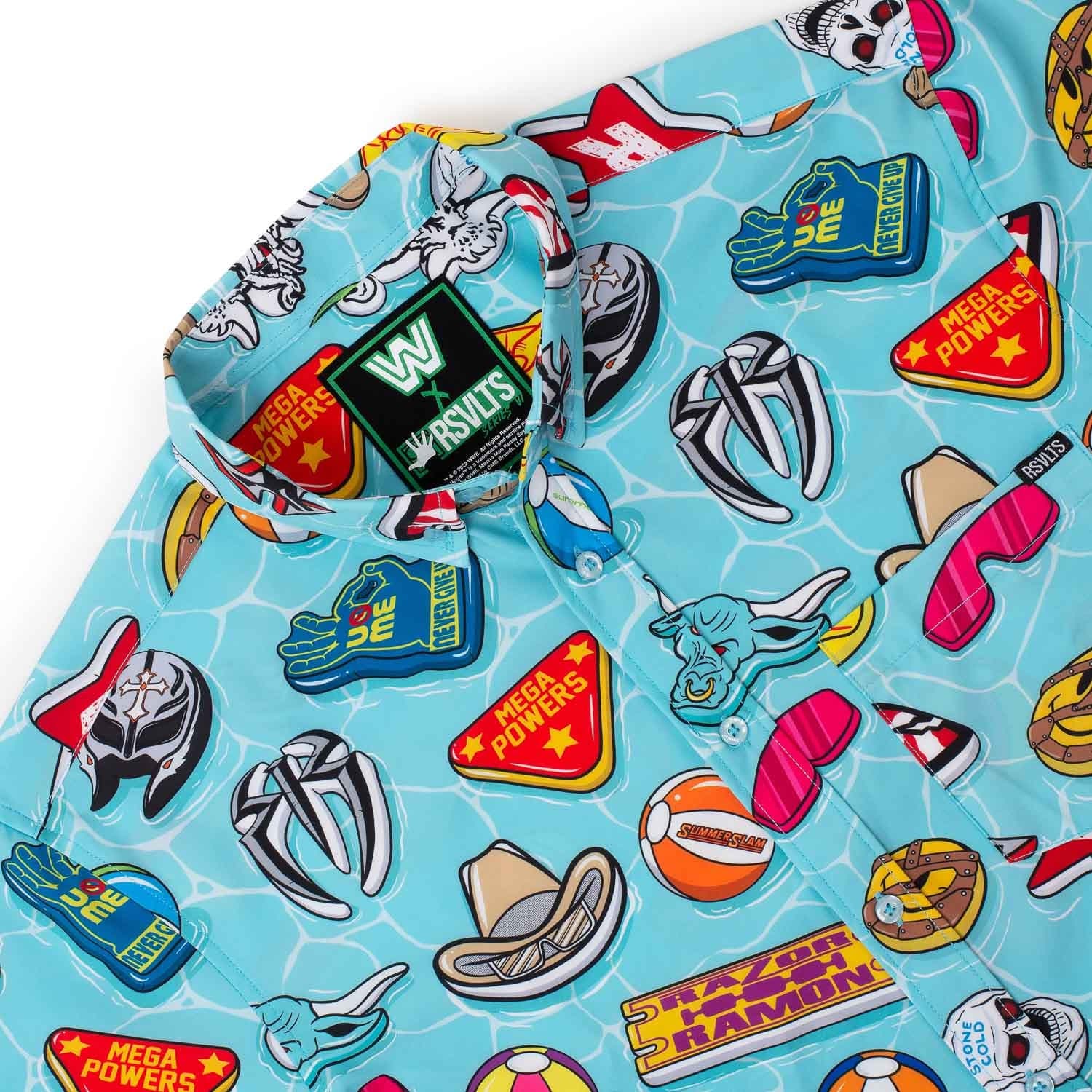WWE Pool Party – KUNUFLEX Short Sleeve Shirt - Image 7