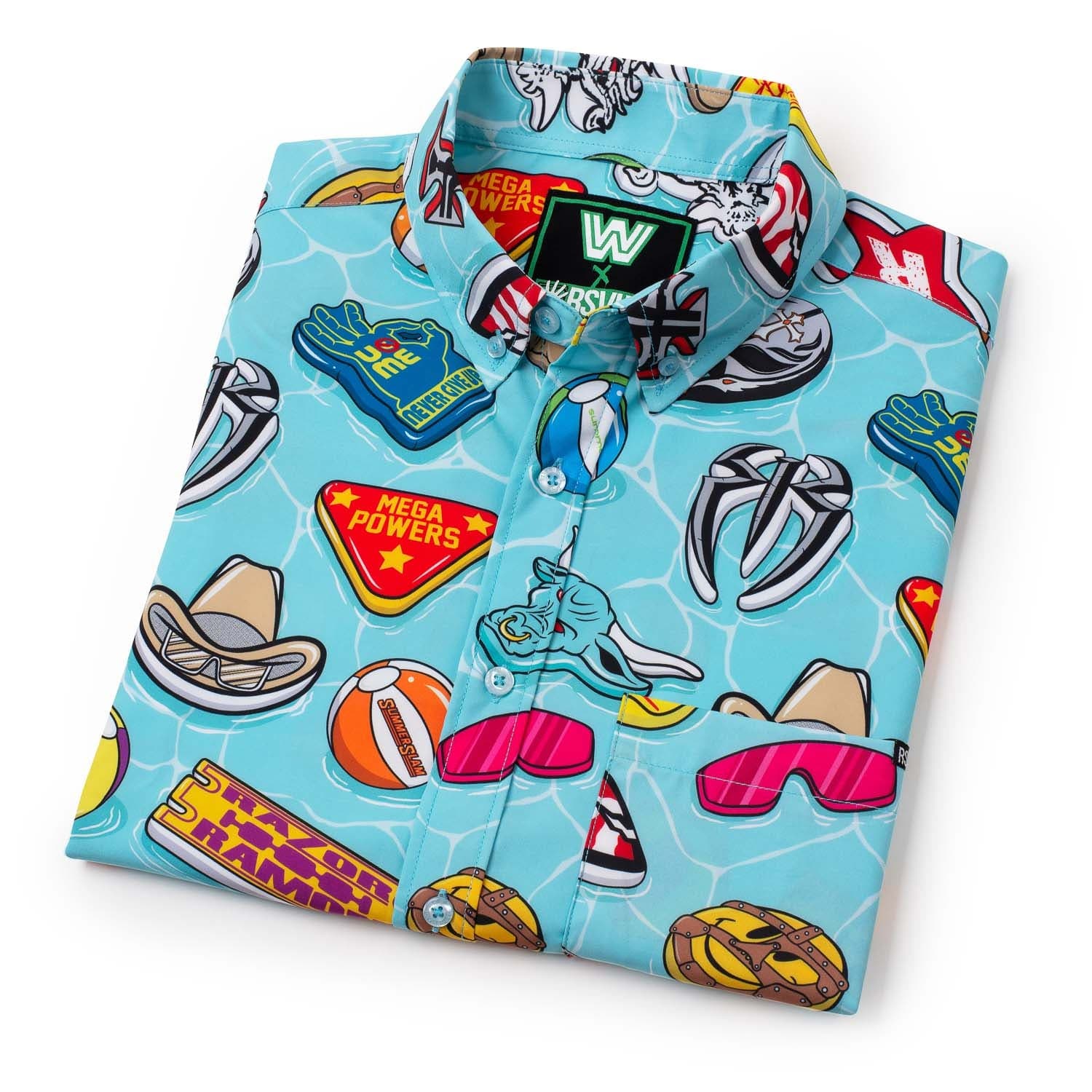 WWE Pool Party – KUNUFLEX Short Sleeve Shirt - Image 9