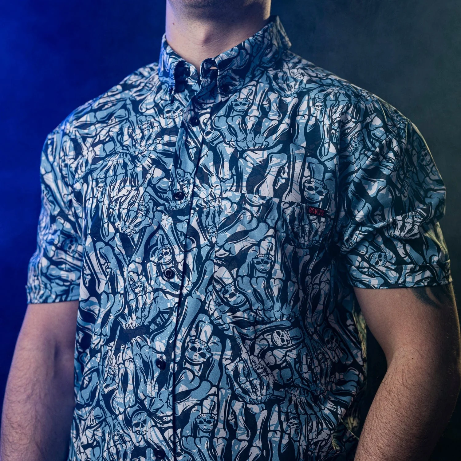 Stone Cold Steve Austin "Stone Cold Salute" – KUNUFLEX Short Sleeve Shirt - Image 4