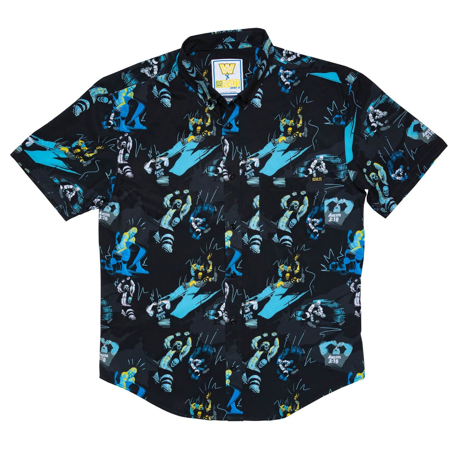 Stone Cold Steve Austin "The Bottom Line" – KUNUFLEX Short Sleeve Shirt - Image 3