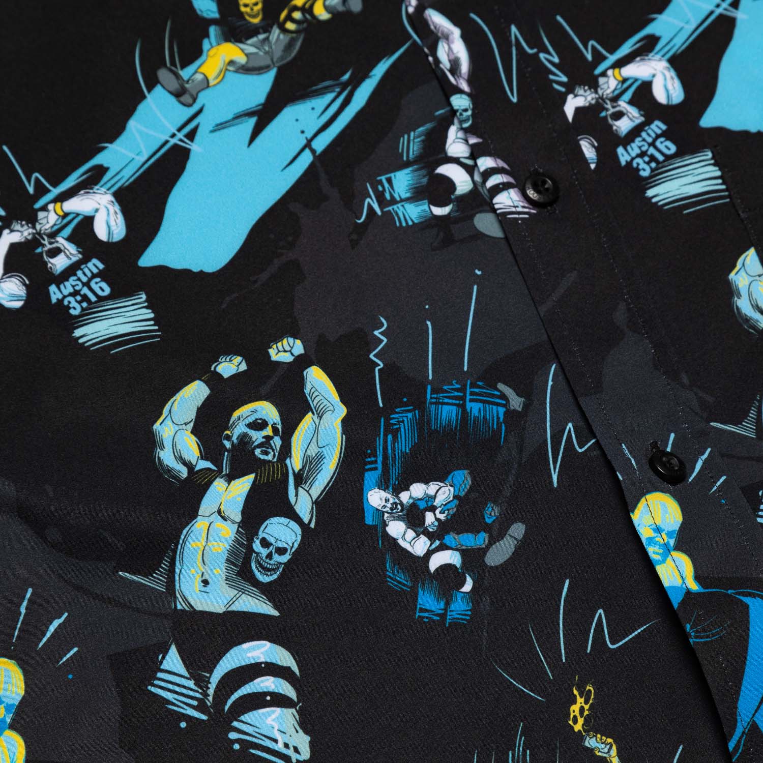 Stone Cold Steve Austin "The Bottom Line" – KUNUFLEX Short Sleeve Shirt - Image 7