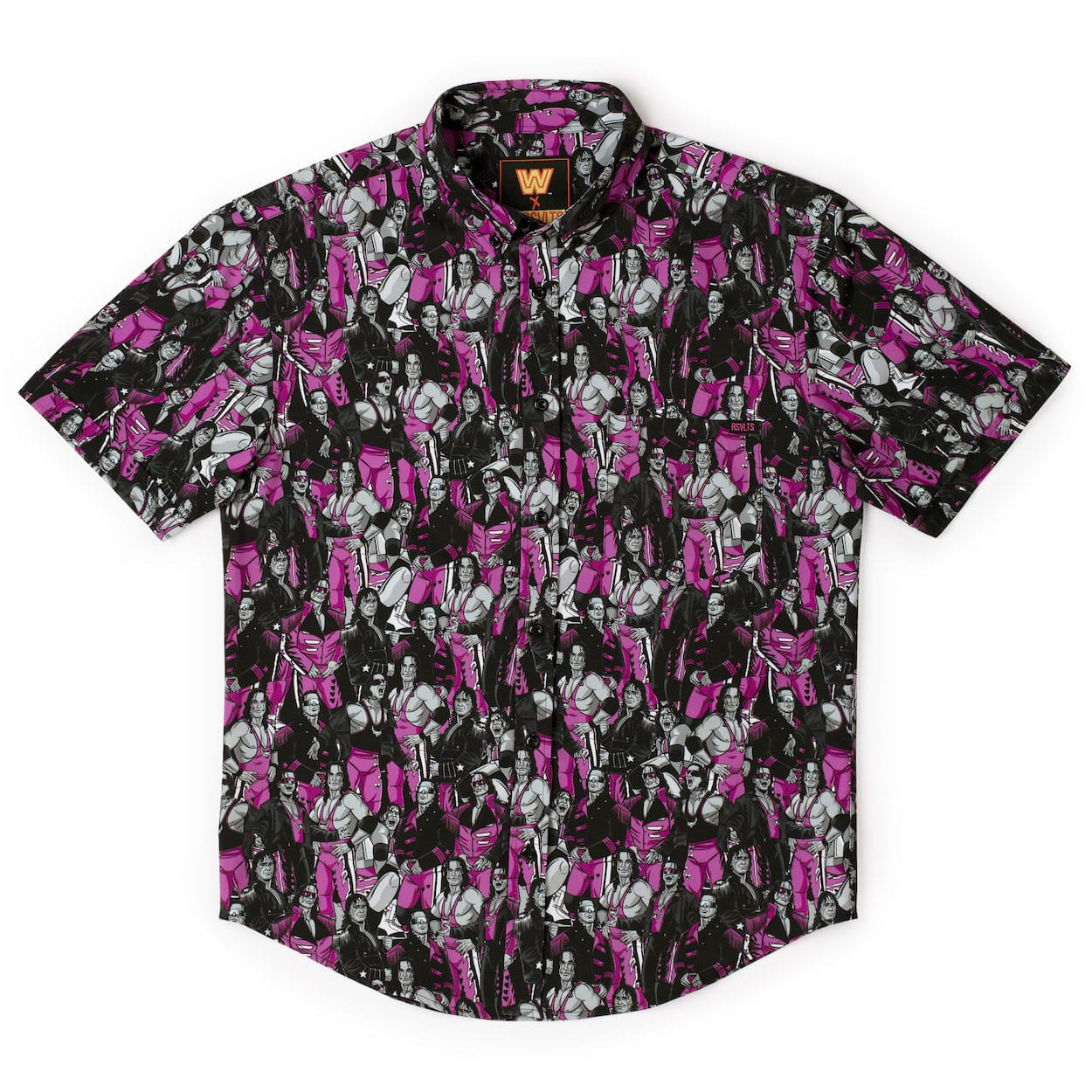 WWE "All Hart" – KUNUFLEX Short Sleeve Shirt - Image 4