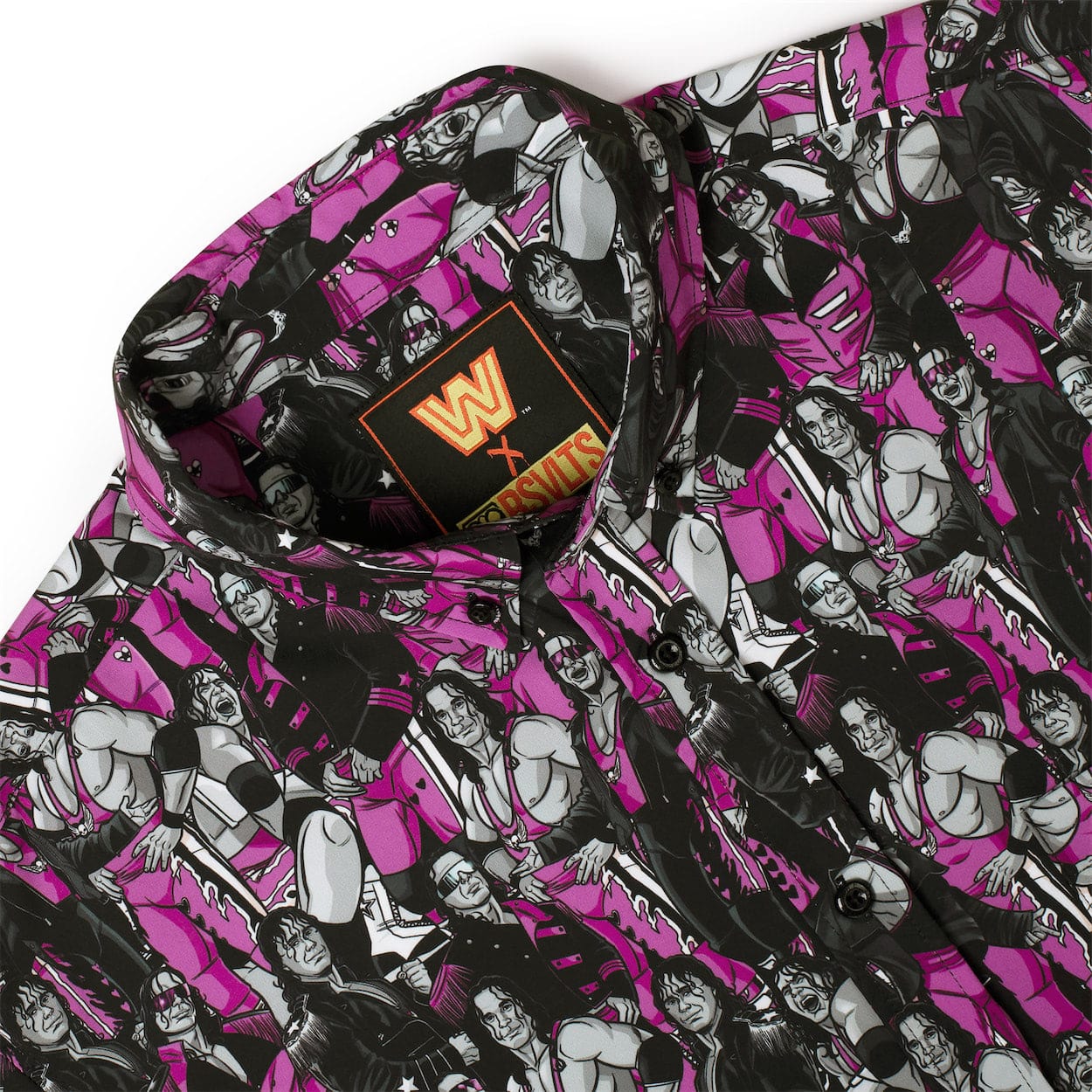 WWE "All Hart" – KUNUFLEX Short Sleeve Shirt - Image 5