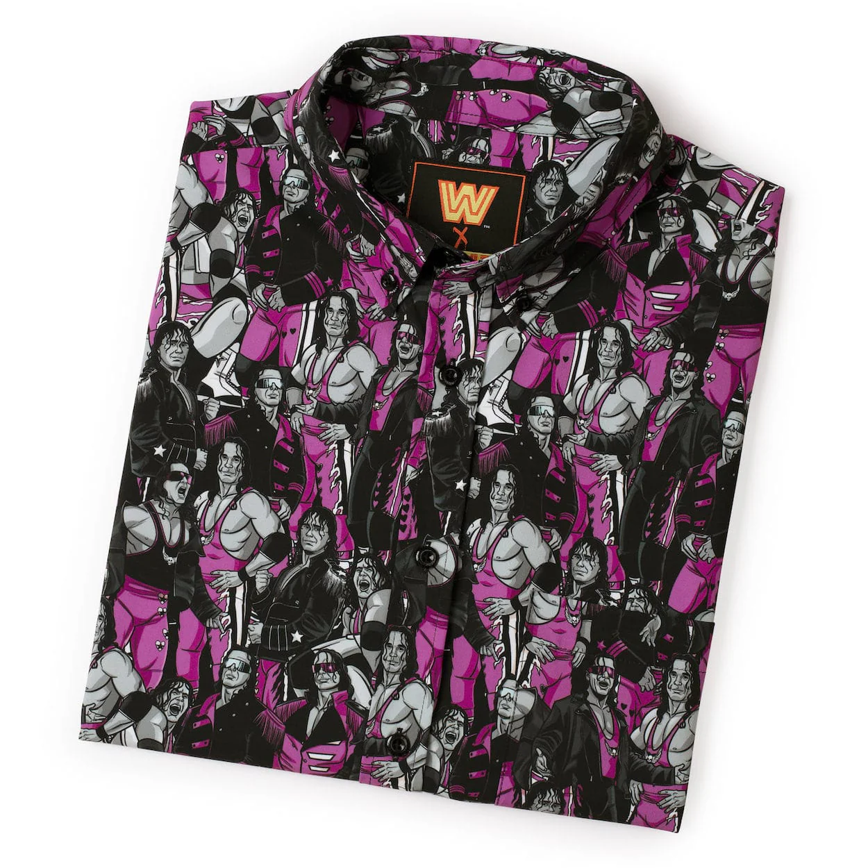 WWE "All Hart" – KUNUFLEX Short Sleeve Shirt - Image 8